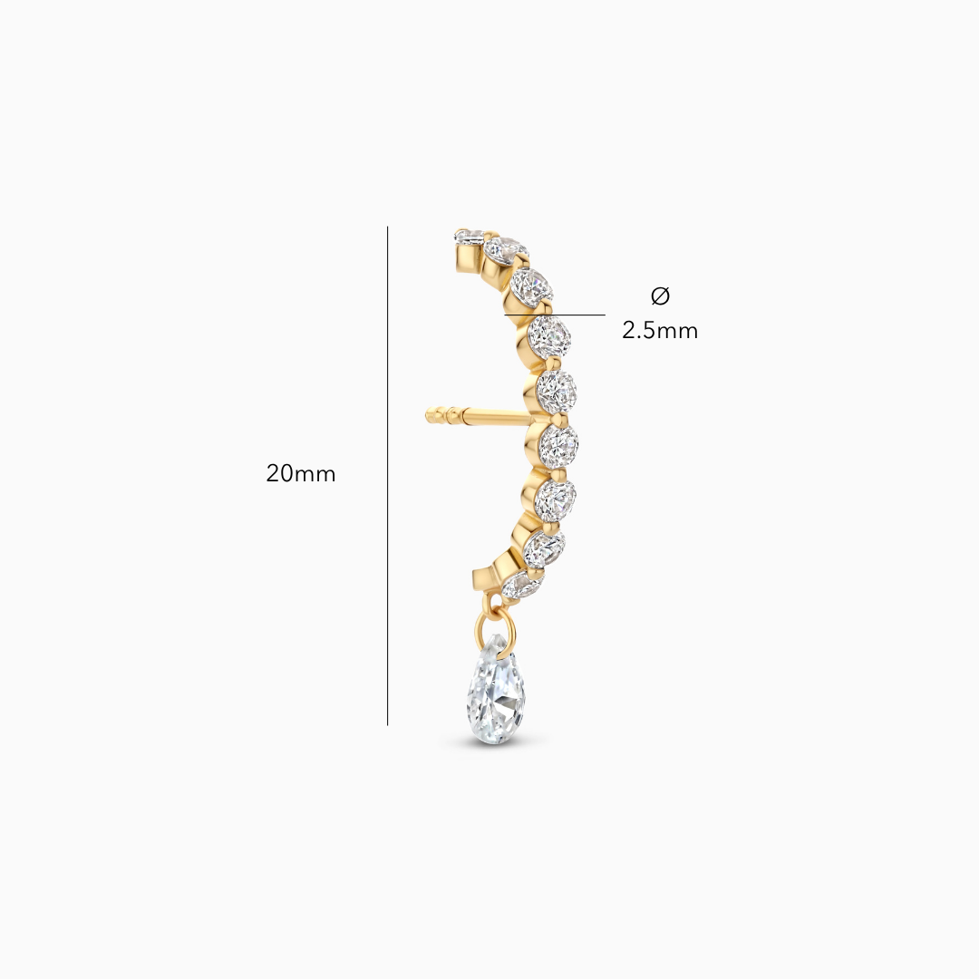 Allie Suspender Earring
