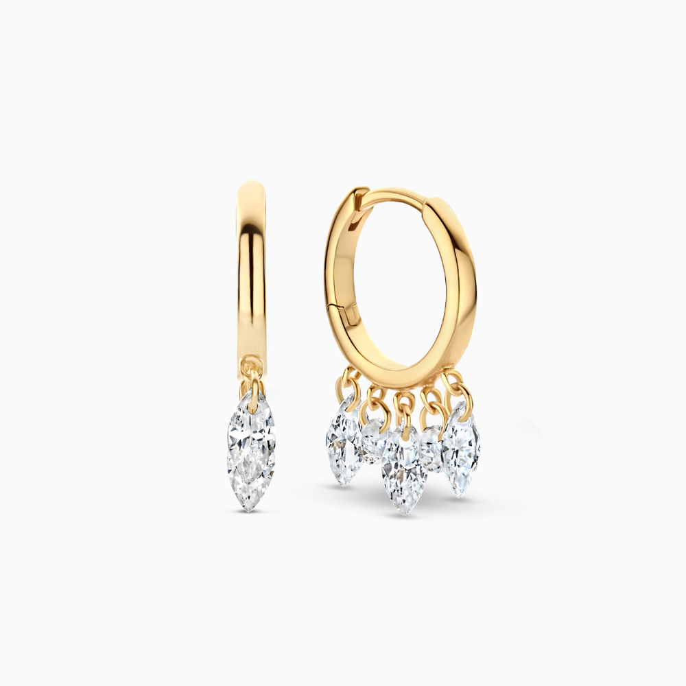 Floating Phoebe Hoops