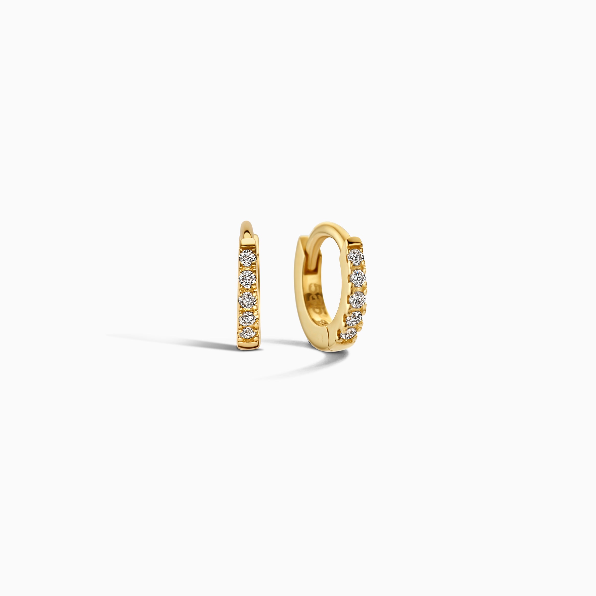 Diamond Huggies (8mm)