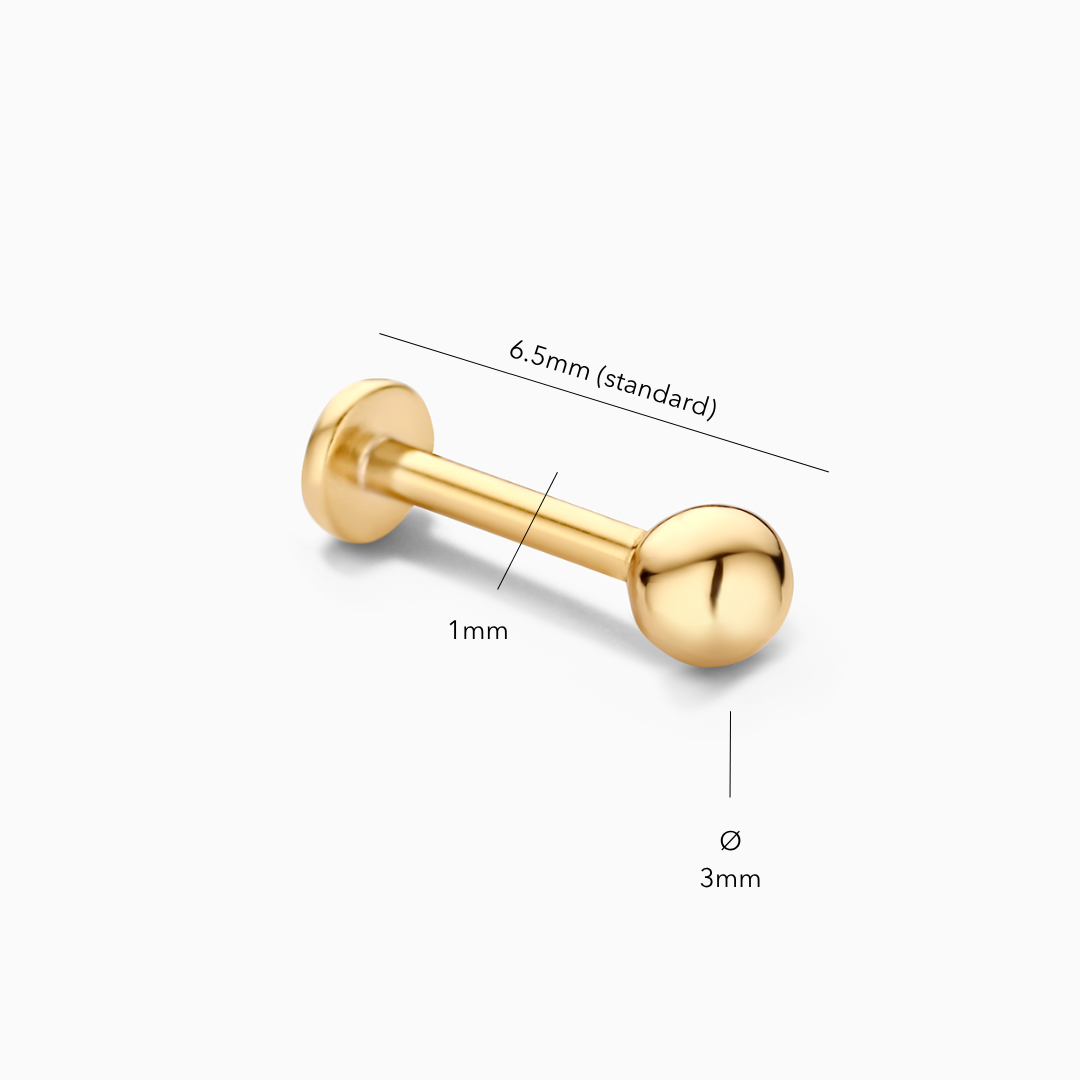 Dot Flatback Stud Earring