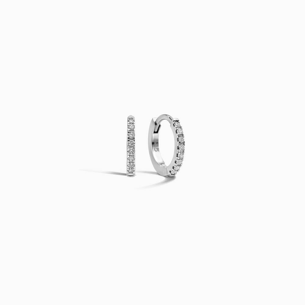 Diamond Huggies (10mm)