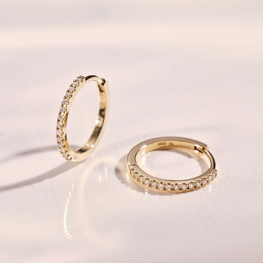 Diamond Huggies (15mm)